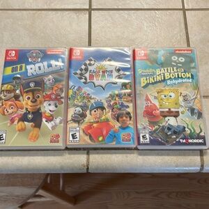 Bundle of 3 Nintendo Switch video games